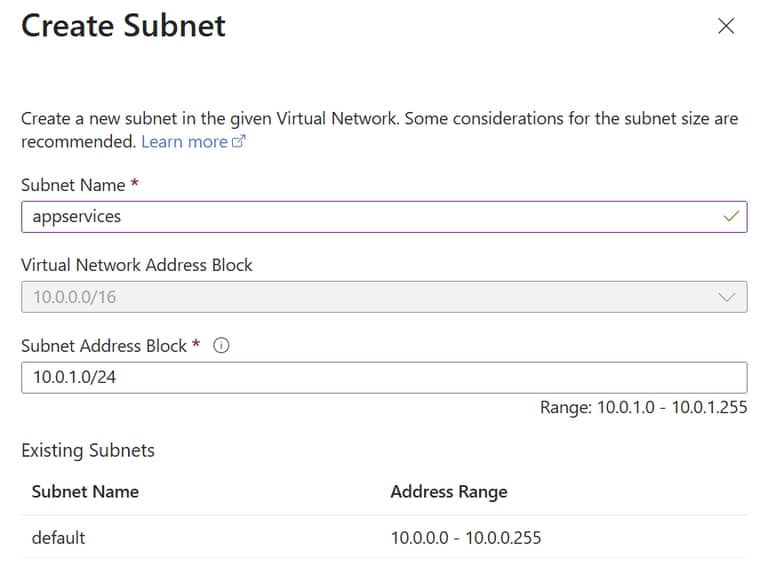 Azure App Service Networking Options