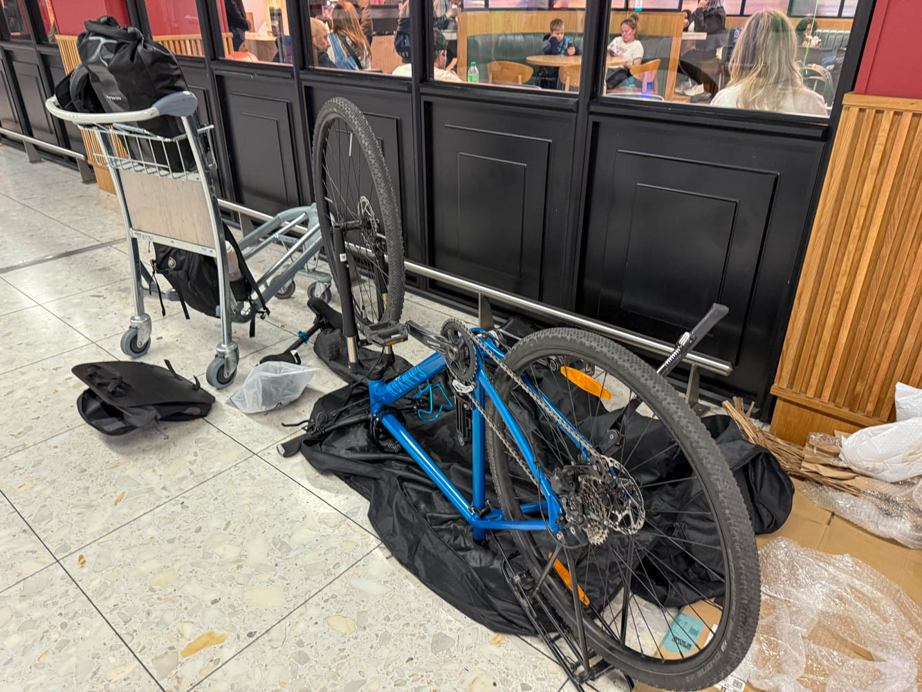 Reassembled bike