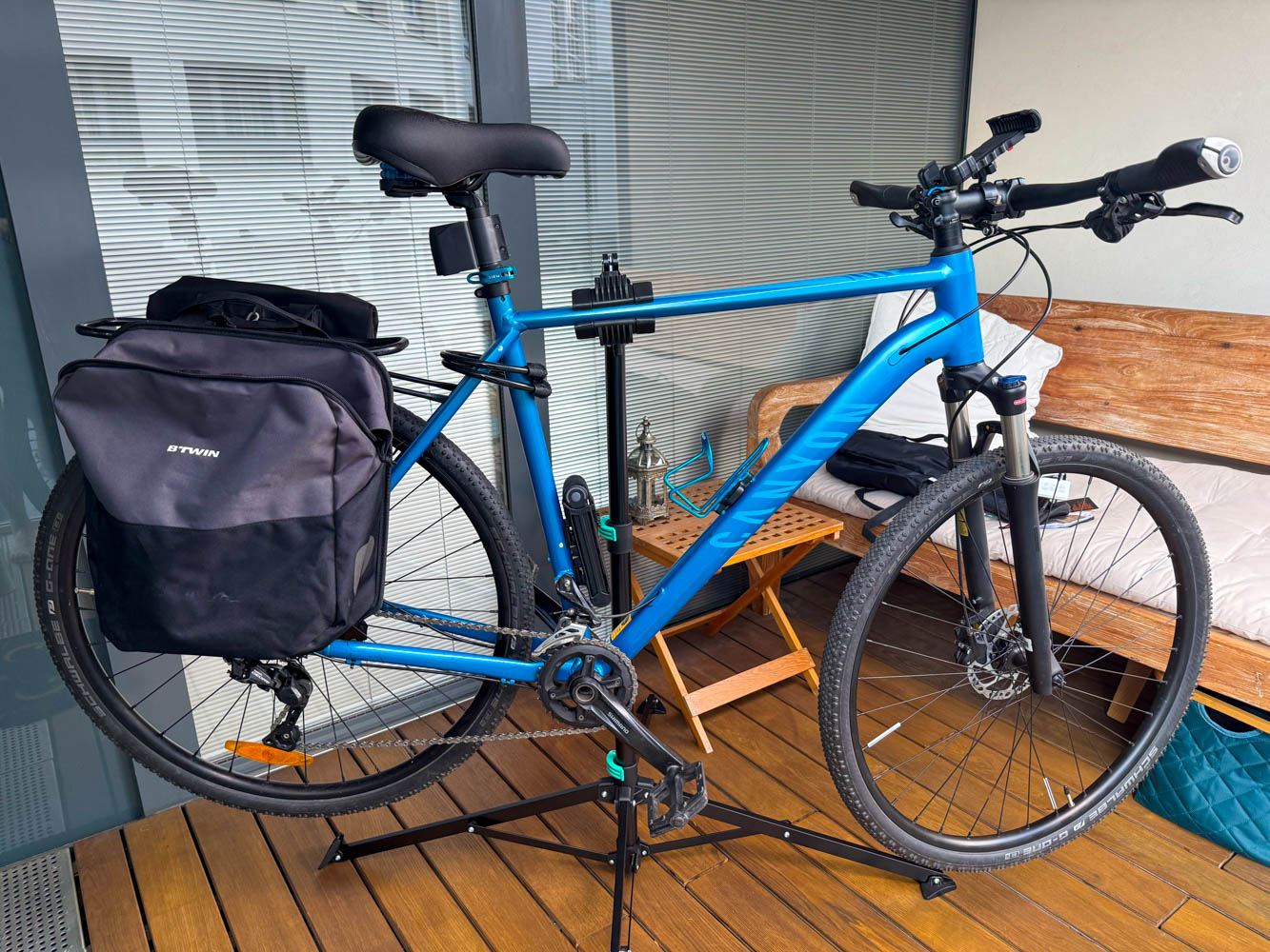 Preparing the Bike